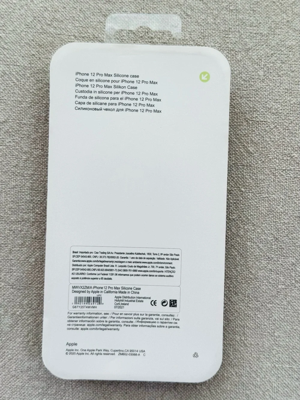 Apple iPhone 12 Pro Max Silicone Case - Soft Lavender